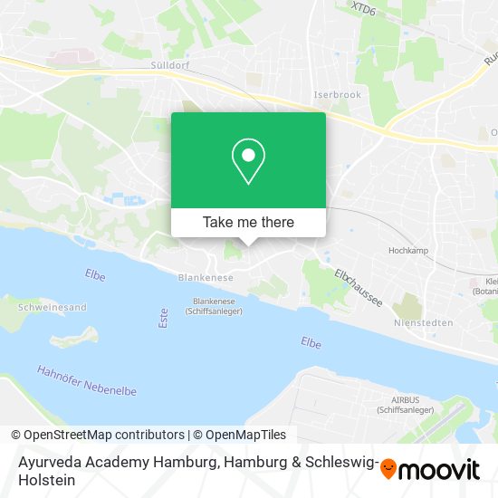 Карта Ayurveda Academy Hamburg