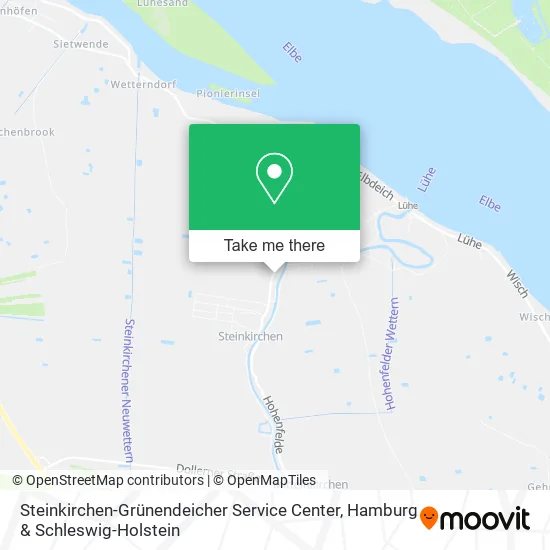 Карта Steinkirchen-Grünendeicher Service Center