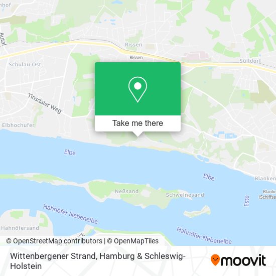 Wittenbergener Strand map