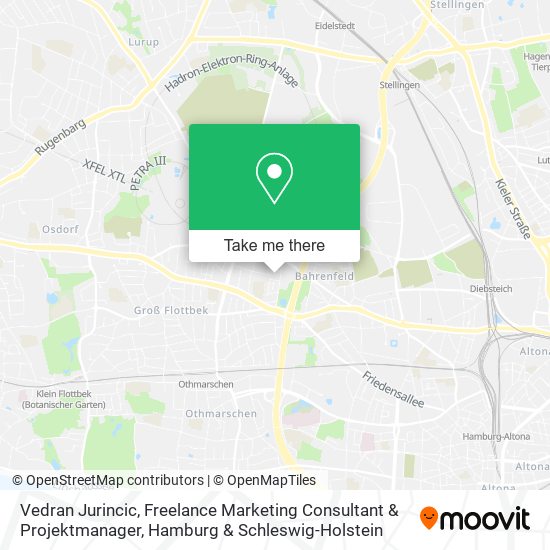 Vedran Jurincic, Freelance Marketing Consultant & Projektmanager map