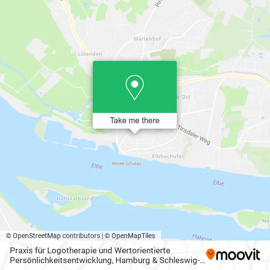 Карта Praxis für Logotherapie und Wertorientierte Persönlichkeitsentwicklung