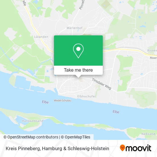 Карта Kreis Pinneberg