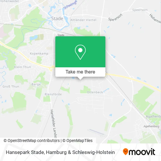 Hansepark Stade map