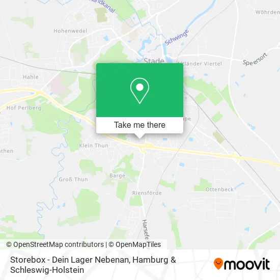 Карта Storebox - Dein Lager Nebenan