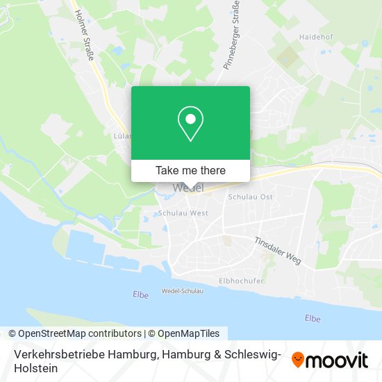 Verkehrsbetriebe Hamburg map