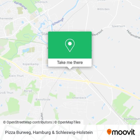 Pizza Burweg map