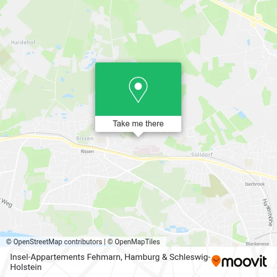 Insel-Appartements Fehmarn map