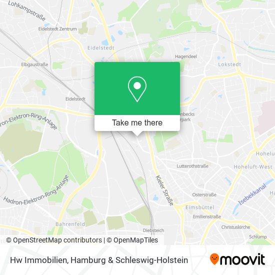 Hw Immobilien map