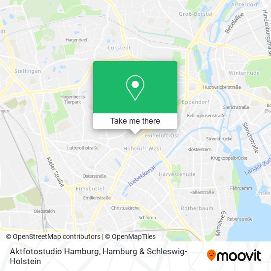 Aktfotostudio Hamburg map