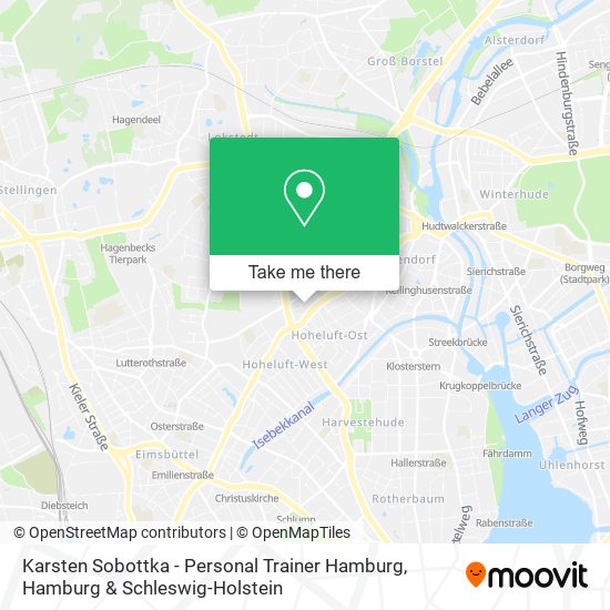 Karsten Sobottka - Personal Trainer Hamburg map