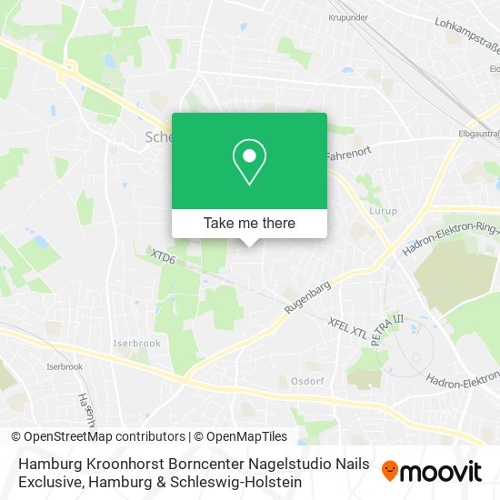 Hamburg Kroonhorst Borncenter Nagelstudio Nails Exclusive map