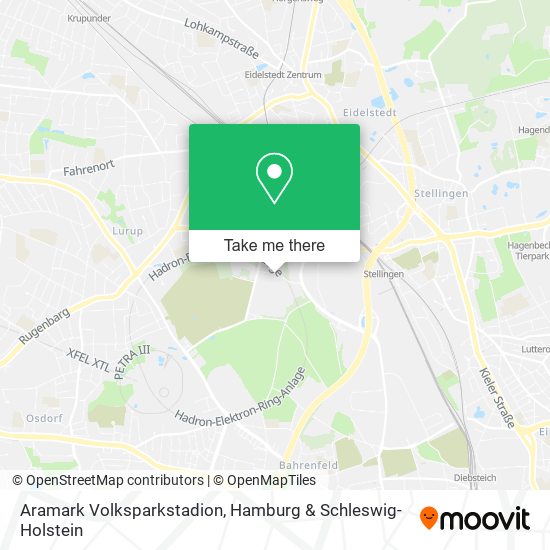 Aramark Volksparkstadion map