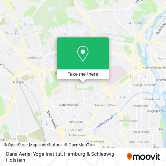 Dana Aerial Yoga Institut map