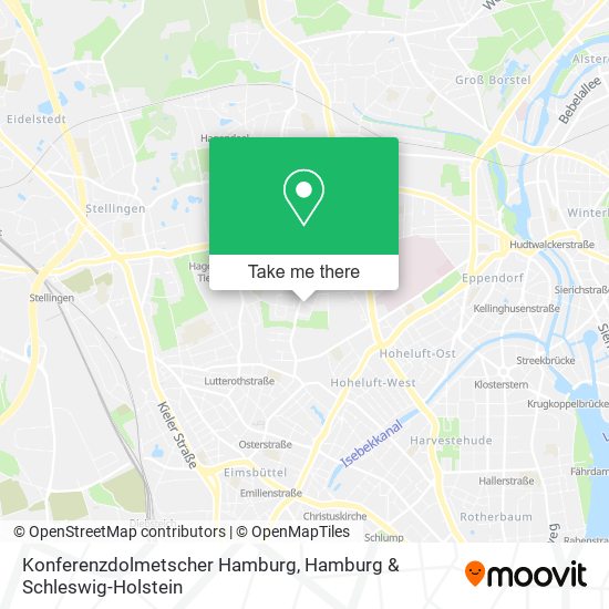 Konferenzdolmetscher Hamburg map