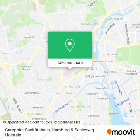 Карта Carepoint Sanitätshaus