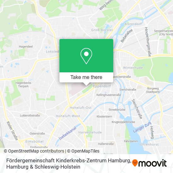 Fördergemeinschaft Kinderkrebs-Zentrum Hamburg map