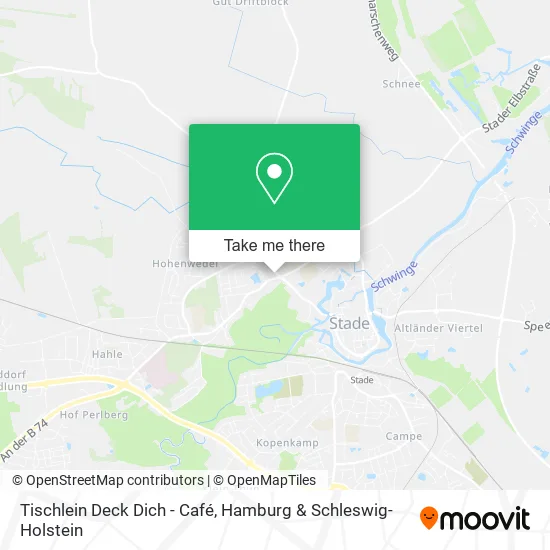 Карта Tischlein Deck Dich - Café