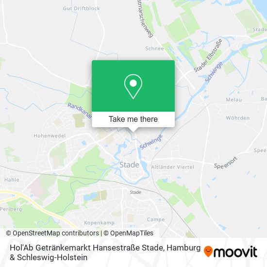 Hol'Ab Getränkemarkt Hansestraße Stade map