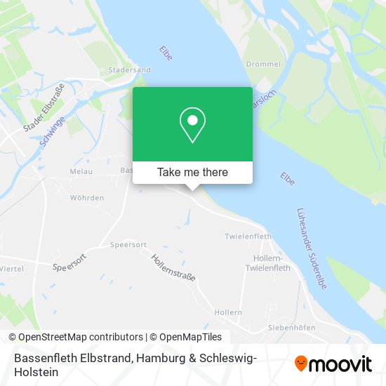 Bassenfleth Elbstrand map