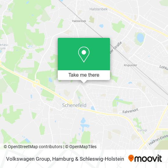 Volkswagen Group map