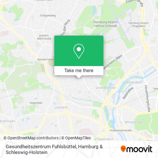 Gesundheitszentrum Fuhlsbüttel map