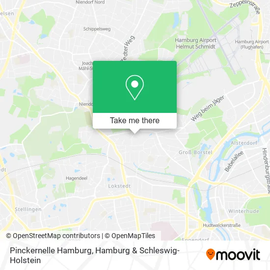 Карта Pinckernelle Hamburg