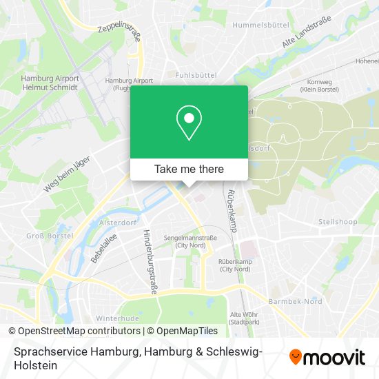 Карта Sprachservice Hamburg