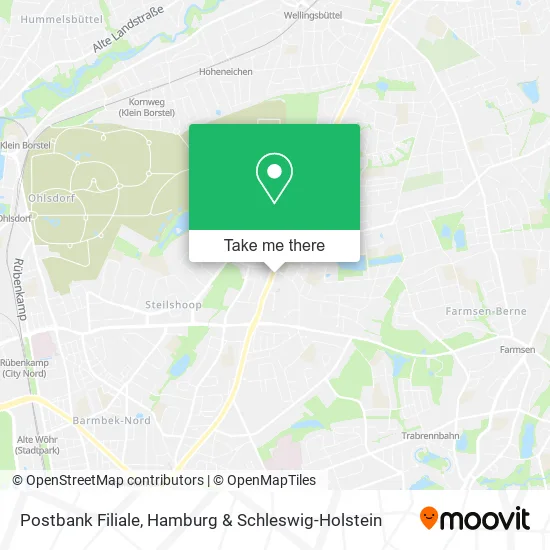 Карта Postbank Filiale