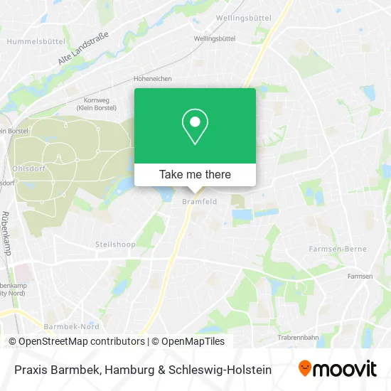 Карта Praxis Barmbek