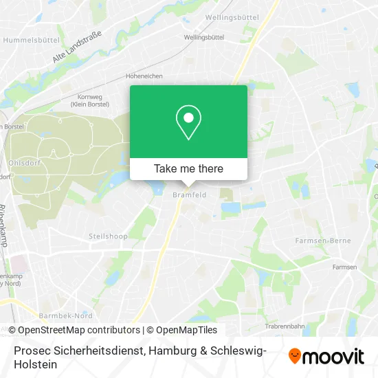 Карта Prosec Sicherheitsdienst