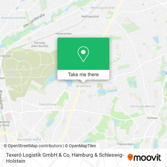 Texeró Logistik GmbH & Co map