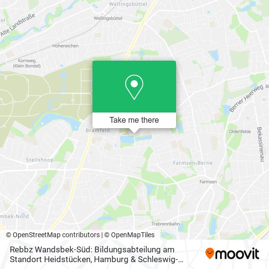 Rebbz Wandsbek-Süd: Bildungsabteilung am Standort Heidstücken map
