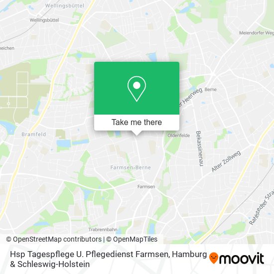 Hsp Tagespflege U. Pflegedienst Farmsen map