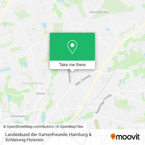 Карта Landesbund der Gartenfreunde