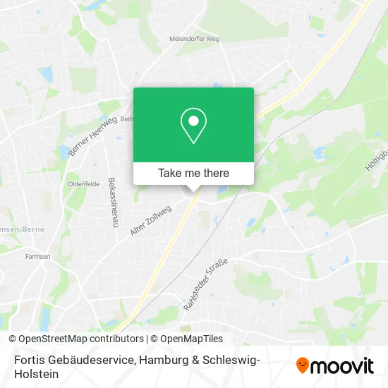 Fortis Gebäudeservice map