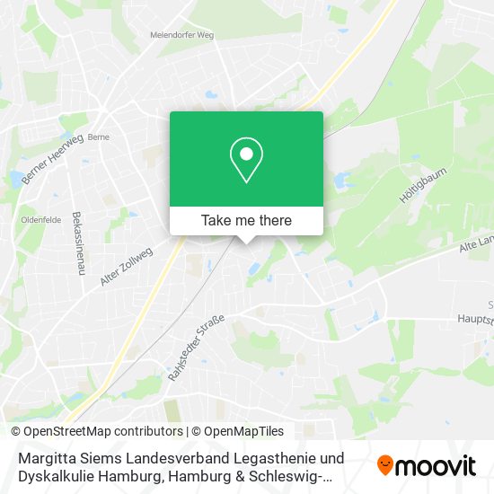 Margitta Siems Landesverband Legasthenie und Dyskalkulie Hamburg map