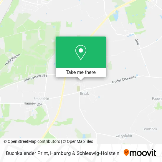 Buchkalender Print map
