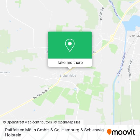 Raiffeisen Mölln GmbH & Co map