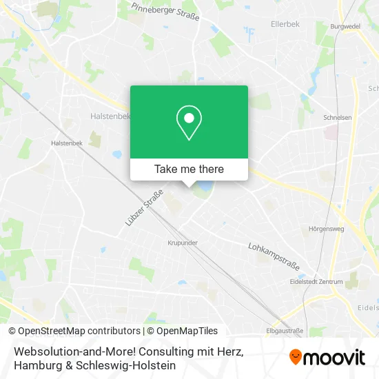 Карта Websolution-and-More! Consulting mit Herz