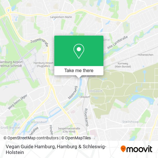 Vegan Guide Hamburg map