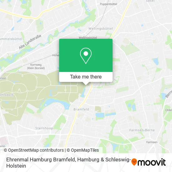 Карта Ehrenmal Hamburg Bramfeld
