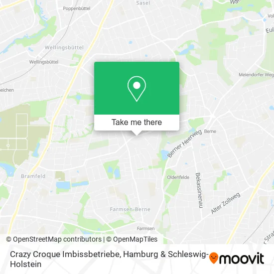 Карта Crazy Croque Imbissbetriebe