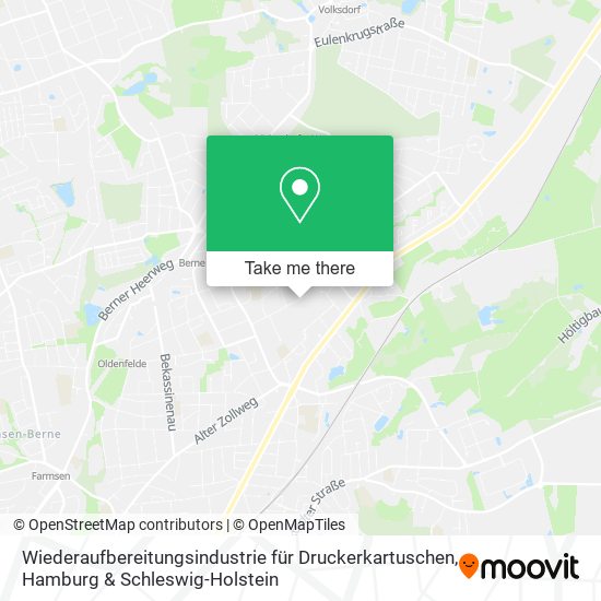 Wiederaufbereitungsindustrie für Druckerkartuschen map