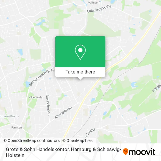 Карта Grote & Sohn Handelskontor