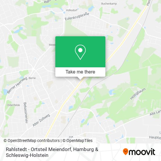 Rahlstedt - Ortsteil Meiendorf map