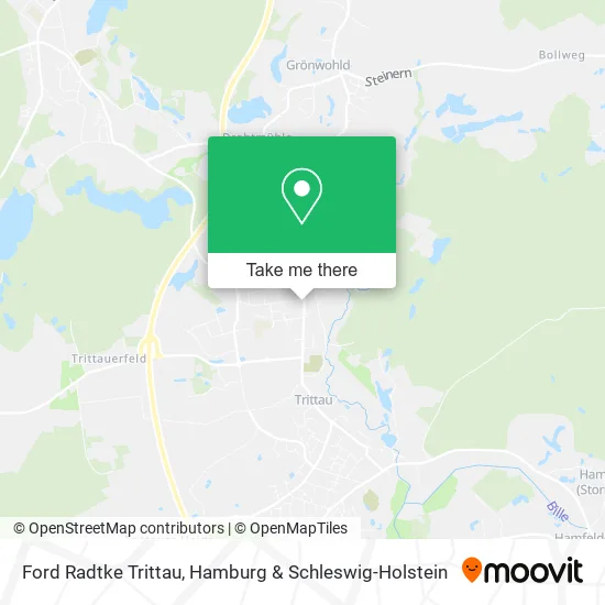 Карта Ford Radtke Trittau