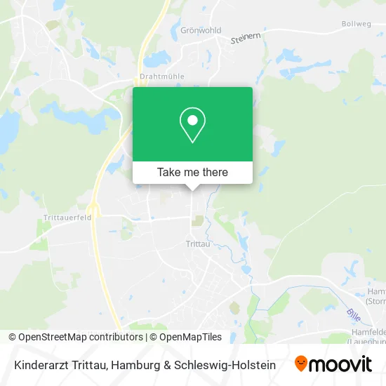 Карта Kinderarzt Trittau