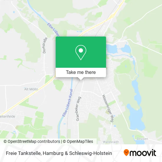 Карта Freie Tankstelle
