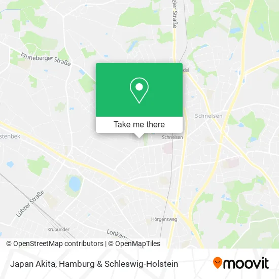 Карта Japan Akita