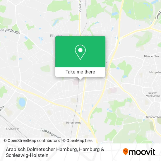Карта Arabisch Dolmetscher Hamburg